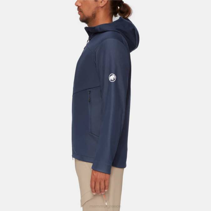 Mammut είδη ένδυσης άνδρες ultimate vii so σακάκι με κουκούλα θαλάσσια J2DJ66