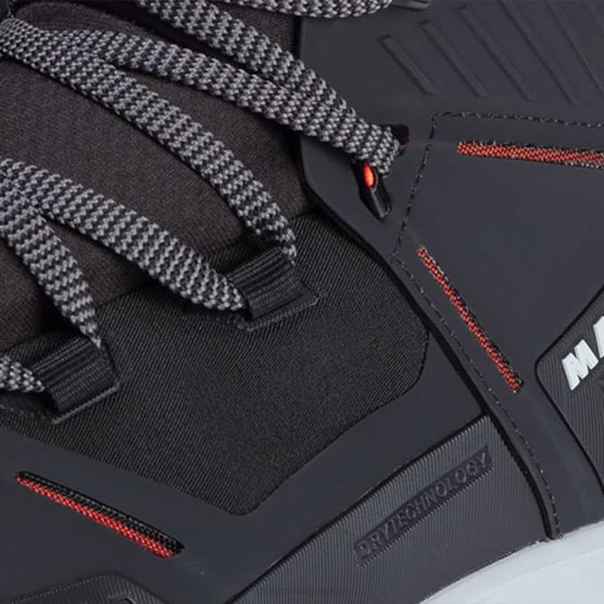 Mammut είδη υπόδησης άνδρες saentis pro wp μαύρο-ζωηρό πορτοκαλί J2DJ368