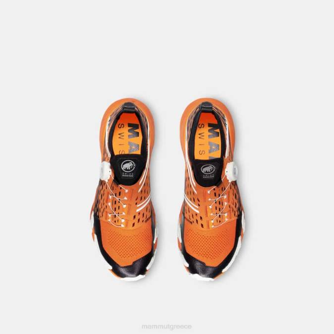 Mammut είδη υπόδησης άνδρες aenergy tr boa μεσα σκούρο μανταρίνι-λευκό J2DJ1207