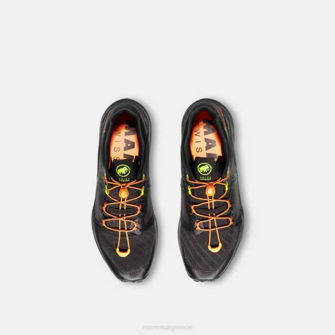 Mammut είδη υπόδησης άνδρες sertig tr χαμηλά μαύρο-σκούρο μανταρίνι J2DJ315