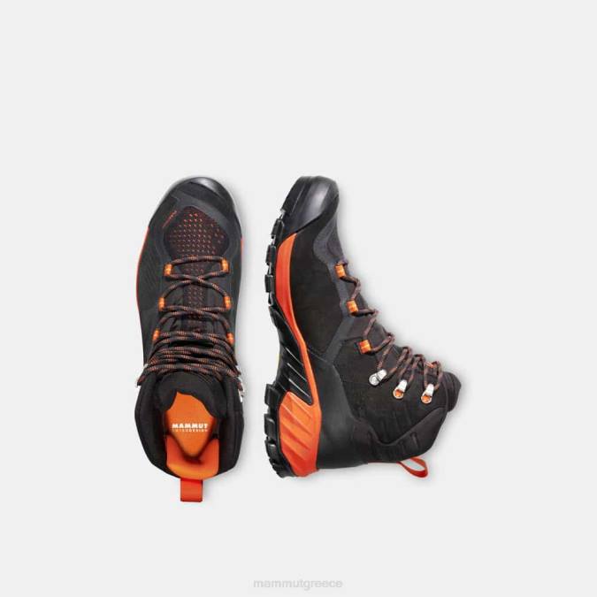 Mammut είδη υπόδησης άνδρες sapuen high gtx μαύρο-καυτό κόκκινο J2DJ1206
